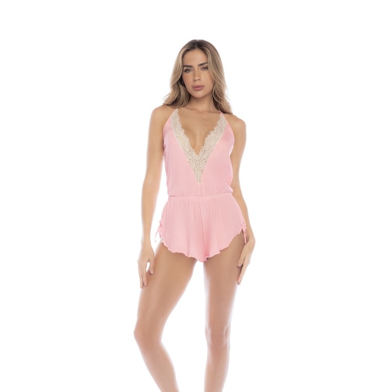 Sleep Romper 7568 Rose Mapale Lounge