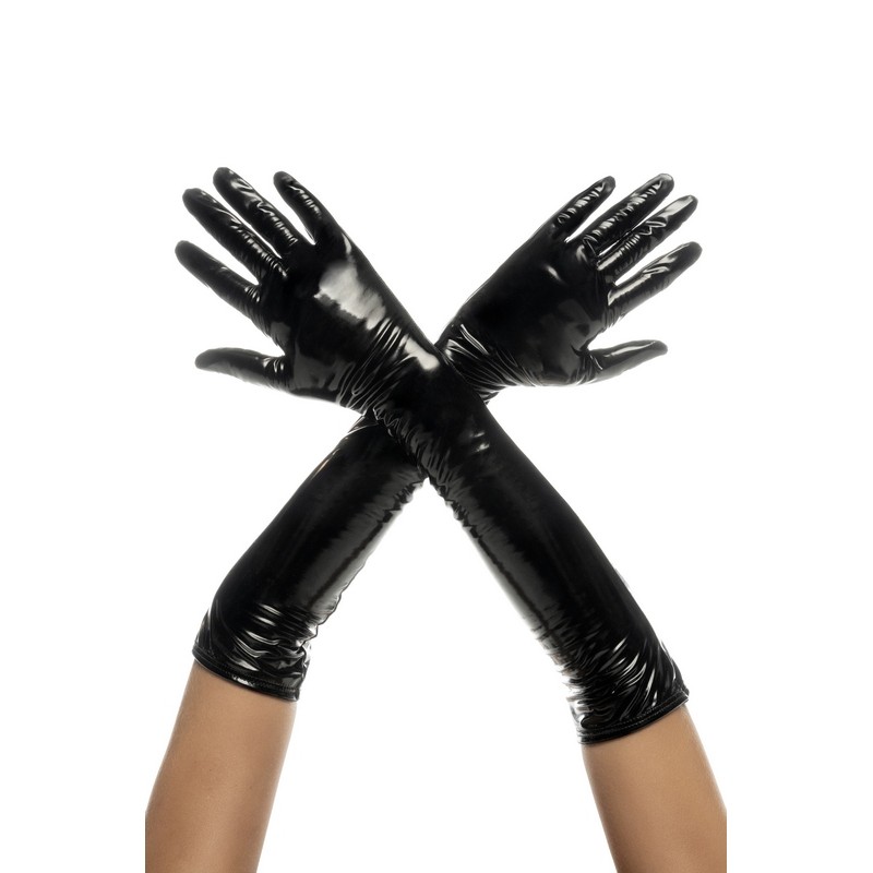 Gloves 125 Gloss Black Mapale Lingerie Volume 2