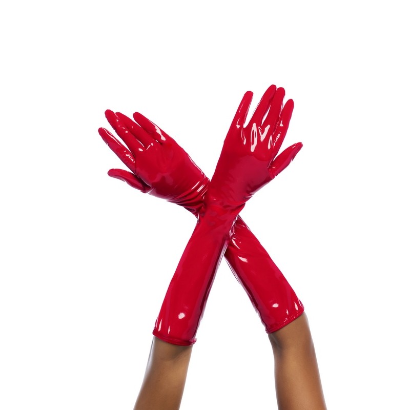 Gloves 125 Gloss Red Mapale Lingerie Volume 2